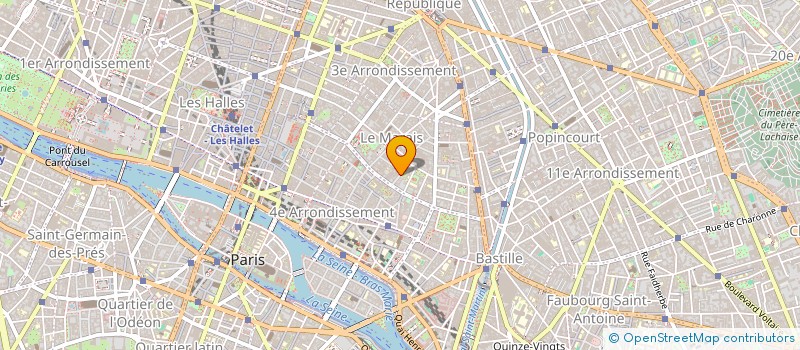 localisation de l'entreprise DIX NEUF  PARIS