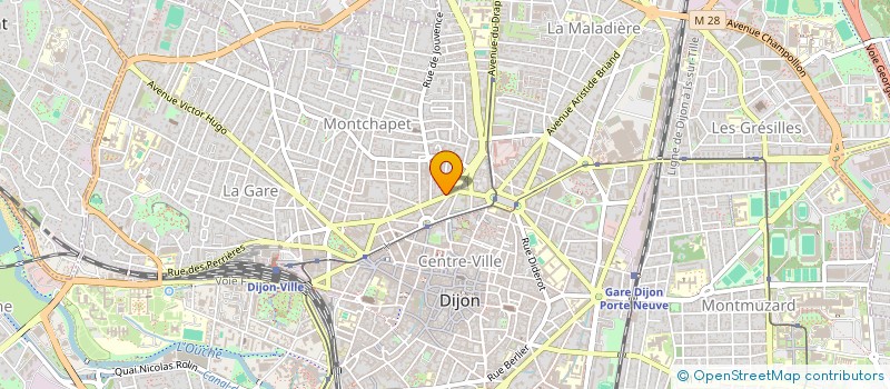 localisation de l'entreprise DIX NEUF FEVRIER à DIJON