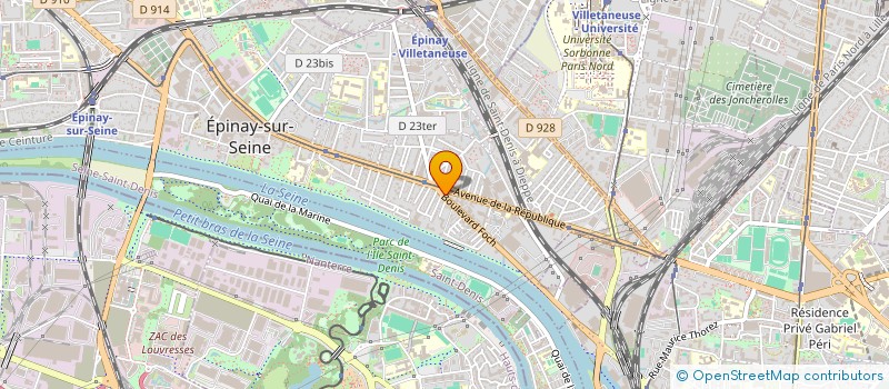 localisation de l'entreprise DIX SEPT DIX à EPINAY-SUR-SEINE