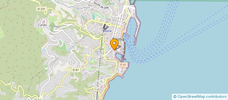 localisation de l'entreprise DIX-SEPTIEME à BASTIA