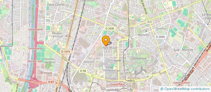 localisation de l'entreprise DIX ZERO NEUF SERVICES à GRENOBLE