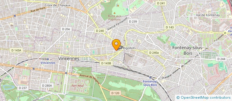 localisation de l'entreprise DIXAP INNOVATION à VINCENNES