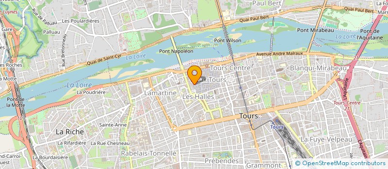 localisation de l'entreprise DIXBIS à TOURS