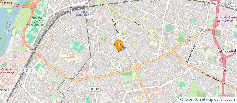 localisation de l'entreprise DIXBIS à ANGERS