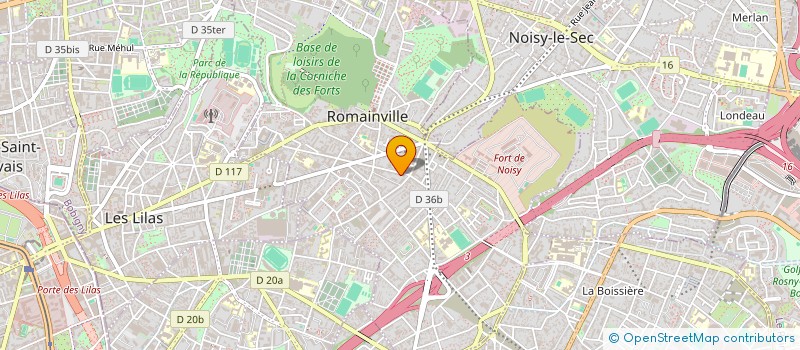 localisation de l'entreprise DIXE  ROMAINVILLE