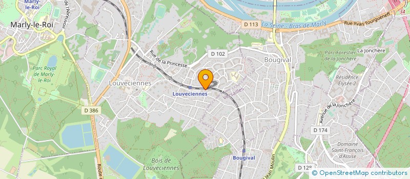 localisation de l'entreprise DIXI MONUMENTS à LOUVECIENNES