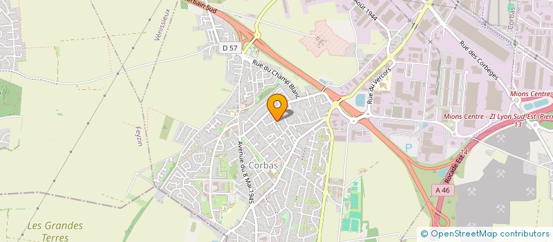 localisation de l'entreprise DIXI SPECTACLES à CORBAS