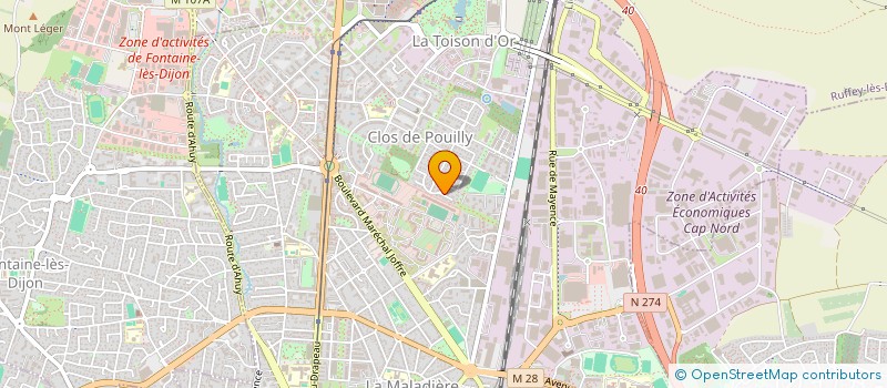 localisation de l'entreprise DIXIA SPORTS  SAINT-APOLLINAIRE