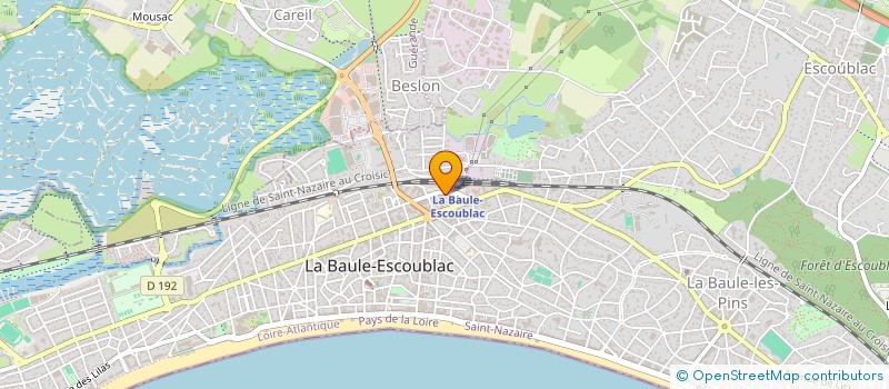 localisation de l'entreprise DIXIE  LA BAULE-ESCOUBLAC