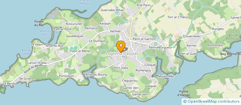 localisation de l'entreprise DIXIE JAZZ 29  LOGONNA-DAOULAS