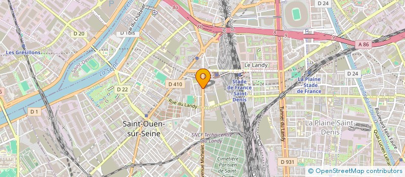 localisation de l'entreprise DIXILOG à SAINT-DENIS