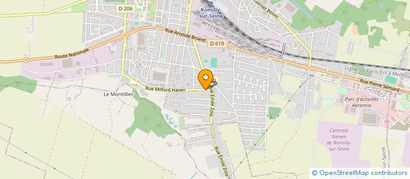 localisation de l'entreprise DIXIMMO  ROMILLY-SUR-SEINE