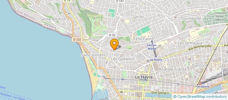 localisation de l'entreprise DIXIMMO  LE HAVRE