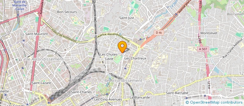 localisation de l'entreprise DIXIO à MARSEILLE