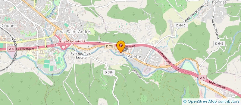 localisation de l'entreprise DIXIT  LE THOLONET