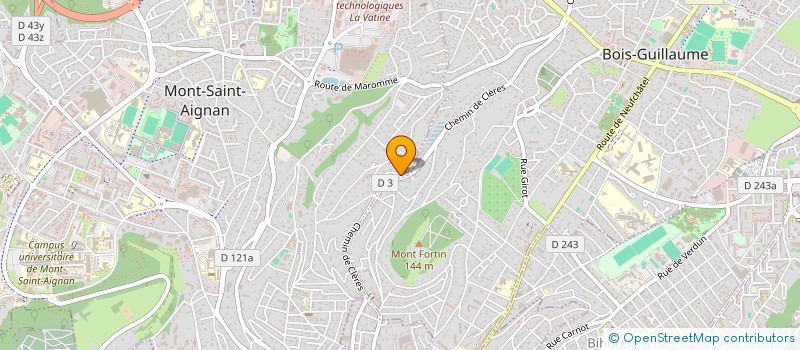 localisation de l'entreprise DIXIT à MONT-SAINT-AIGNAN