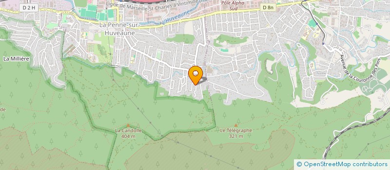 localisation de l'entreprise DIXIT ET COMPAGNIES  LA PENNE-SUR-HUVEAUNE