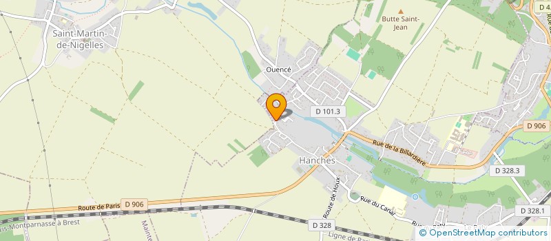 localisation de l'entreprise DIXIT STENOTYPIE-AUDIOTYPIE à HANCHES