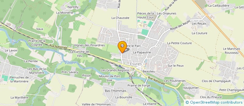 localisation de l'entreprise DIXNEUF EXPRESS à ESVRES