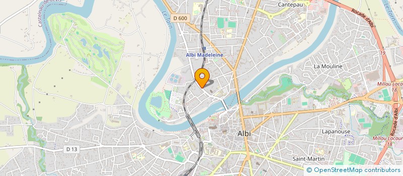 localisation de l'entreprise DIXUP à ALBI