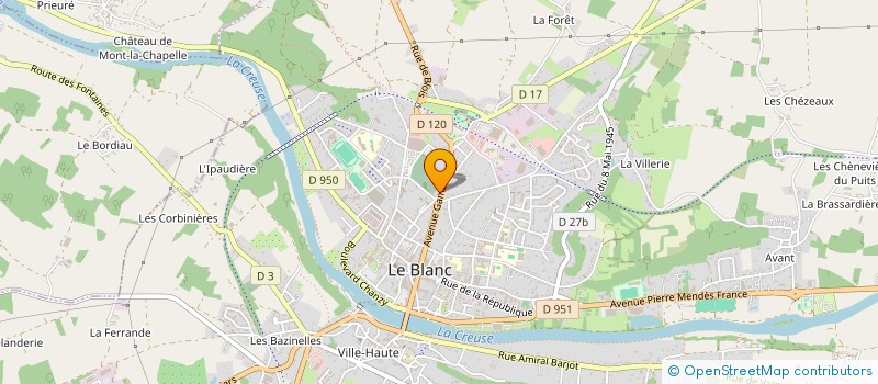 localisation de l'entreprise DIXY INVESTIGATIONS à LE BLANC