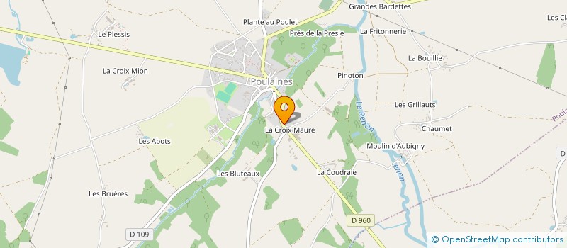 localisation de l'entreprise DIXYS à POULAINES
