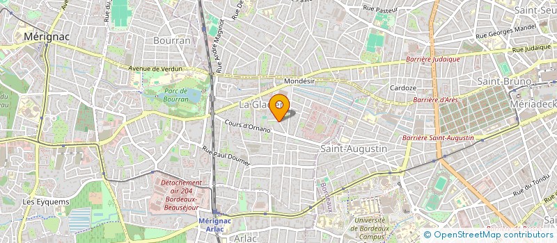 localisation de l'entreprise DIXZEROHUIT  MERIGNAC