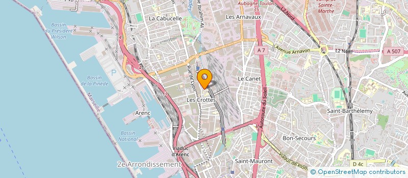 localisation de l'entreprise DIYAR à MARSEILLE 15EME