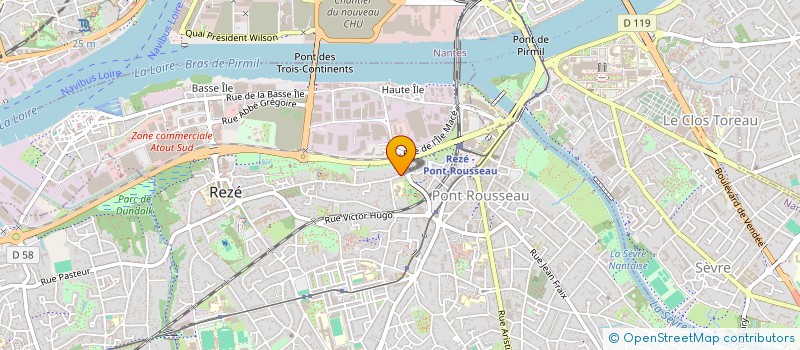 localisation de l'entreprise DIYEN LATIGE à REZE