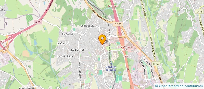 localisation de l'entreprise DIZ IMMOBILIER  DARDILLY