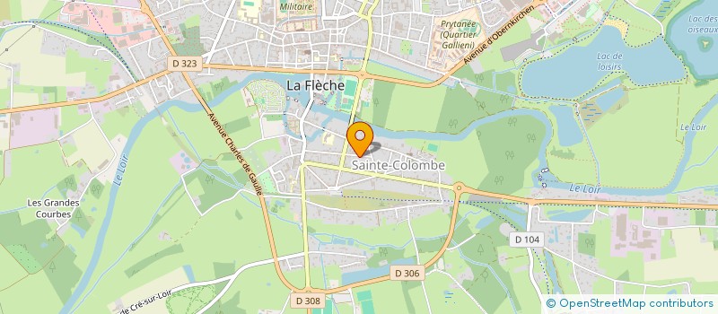 localisation de l'entreprise DIZAVEL  LA FLECHE