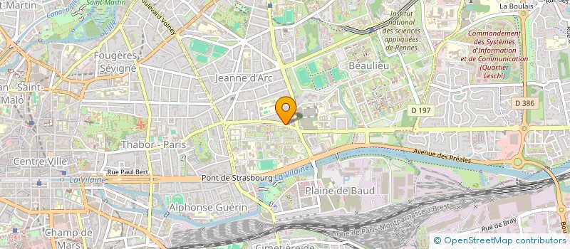 localisation de l'entreprise DIZAVEL PARTNERS à RENNES