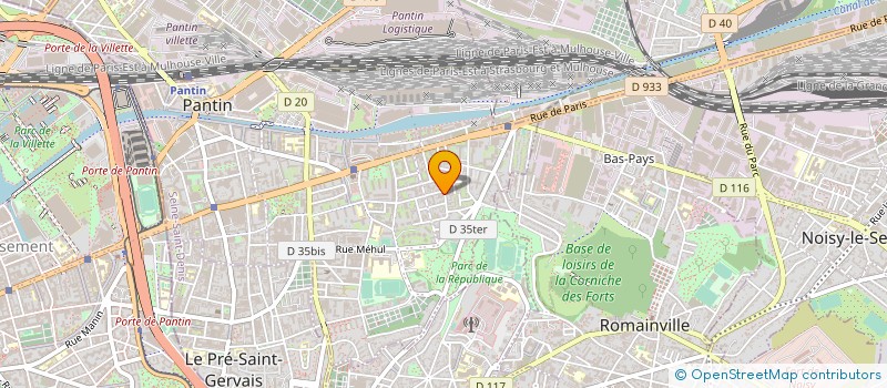 localisation de l'entreprise DIZAYN à PANTIN