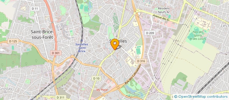 localisation de l'entreprise DIZAYN EXPRESS à SARCELLES