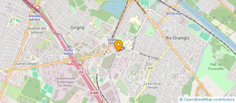 localisation de l'entreprise DIZAYN MEUBLES à RIS-ORANGIS