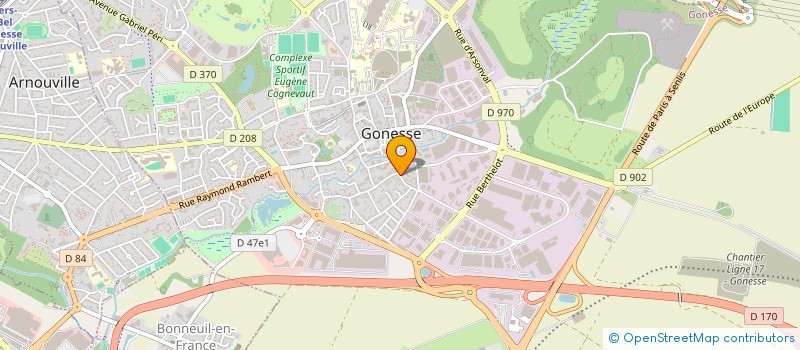 localisation de l'entreprise DIZMORENT à GONESSE