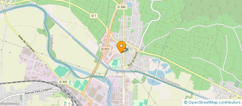 localisation de l'entreprise DIZY  DIZY