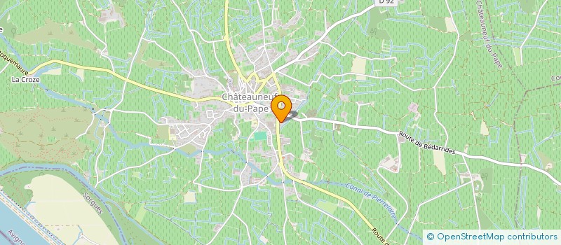 localisation de l'entreprise DJ  CHATEAUNEUF-DU-PAPE