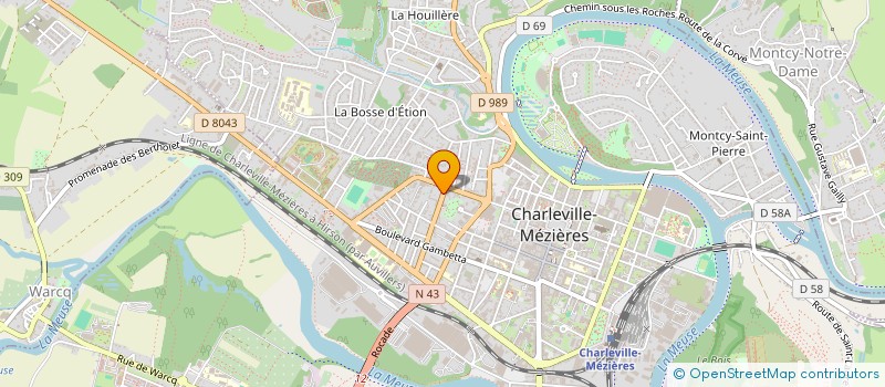 localisation de l'entreprise DJ  CHARLEVILLE-MEZIERES