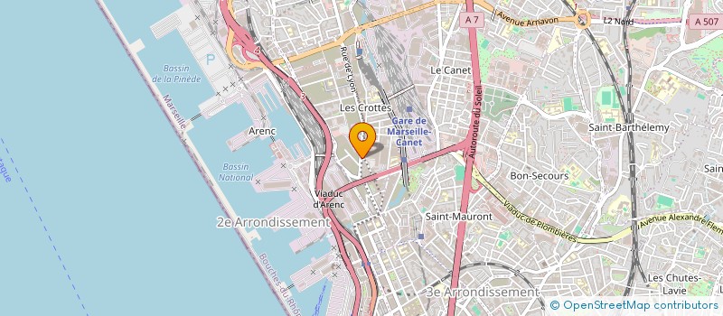 localisation de l'entreprise DJ à MARSEILLE