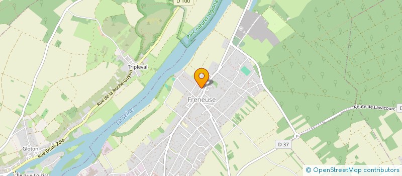 localisation de l'entreprise DJ  FRENEUSE