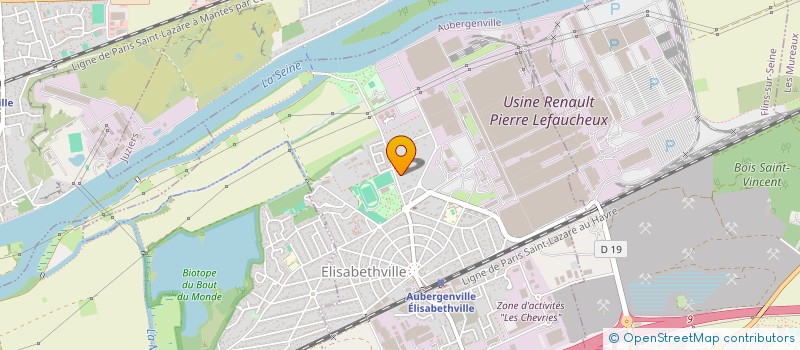 localisation de l'entreprise DJ  AUBERGENVILLE