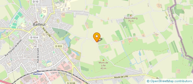 localisation de l'entreprise DJ à BAILLEUL