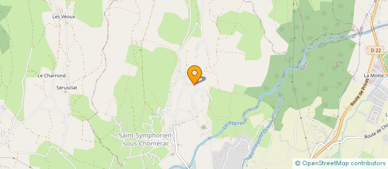 localisation de l'entreprise DJ  SAINT-SYMPHORIEN-SOUS-CHOMERAC