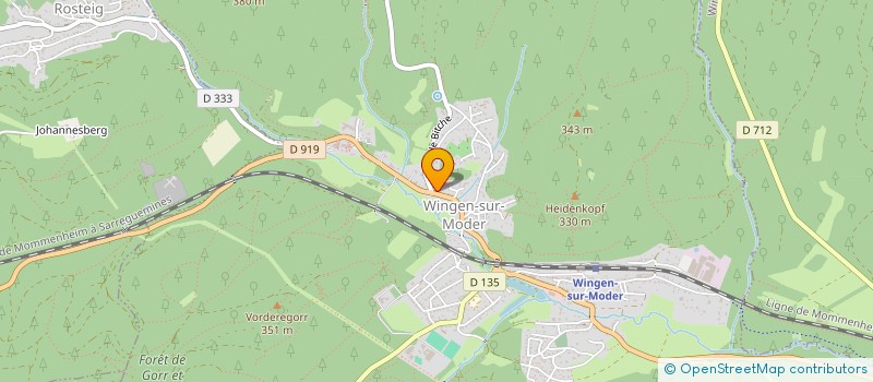 localisation de l'entreprise DJ  WINGEN-SUR-MODER