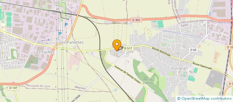 localisation de l'entreprise DJ  PUSIGNAN