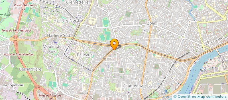 localisation de l'entreprise DJ ASSOCIES à NANTES