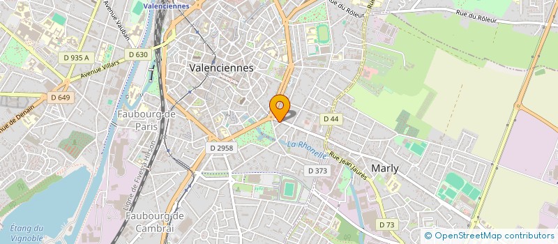 localisation de l'entreprise DJ BAN à VALENCIENNES