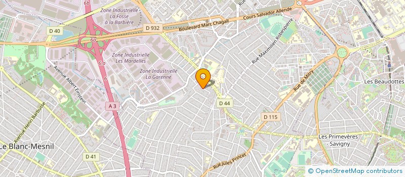 localisation de l'entreprise DJ BAT à AULNAY SOUS BOIS