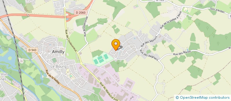 localisation de l'entreprise DJ & CO  AMILLY